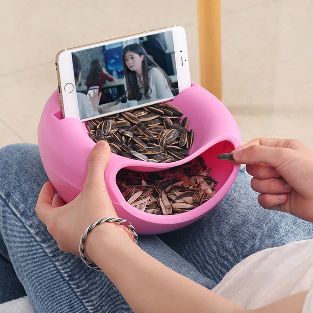 Creative Lazy Snack Bowl