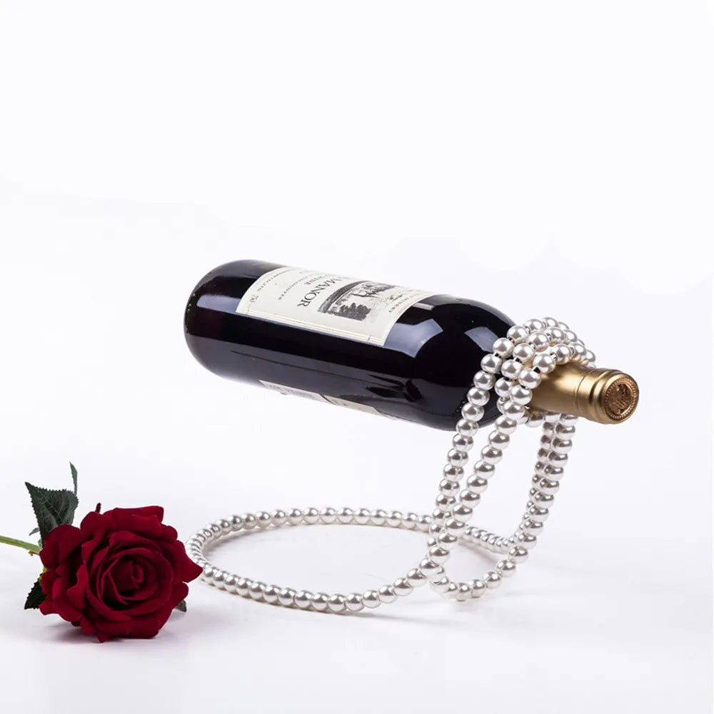 Creative Pearl Necklace Wine